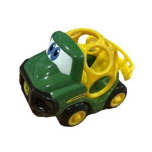Oball Grippers Car Kids II John Deere 3.5" Car Baby Toy Grippable Frame Tractor